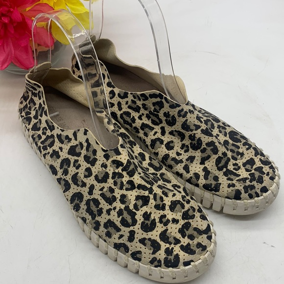 Ilse Jacobsen Shoes - Ilse Jacobsen Tulip Leopard Print Sneakers Size EU 38 SNK4641G
